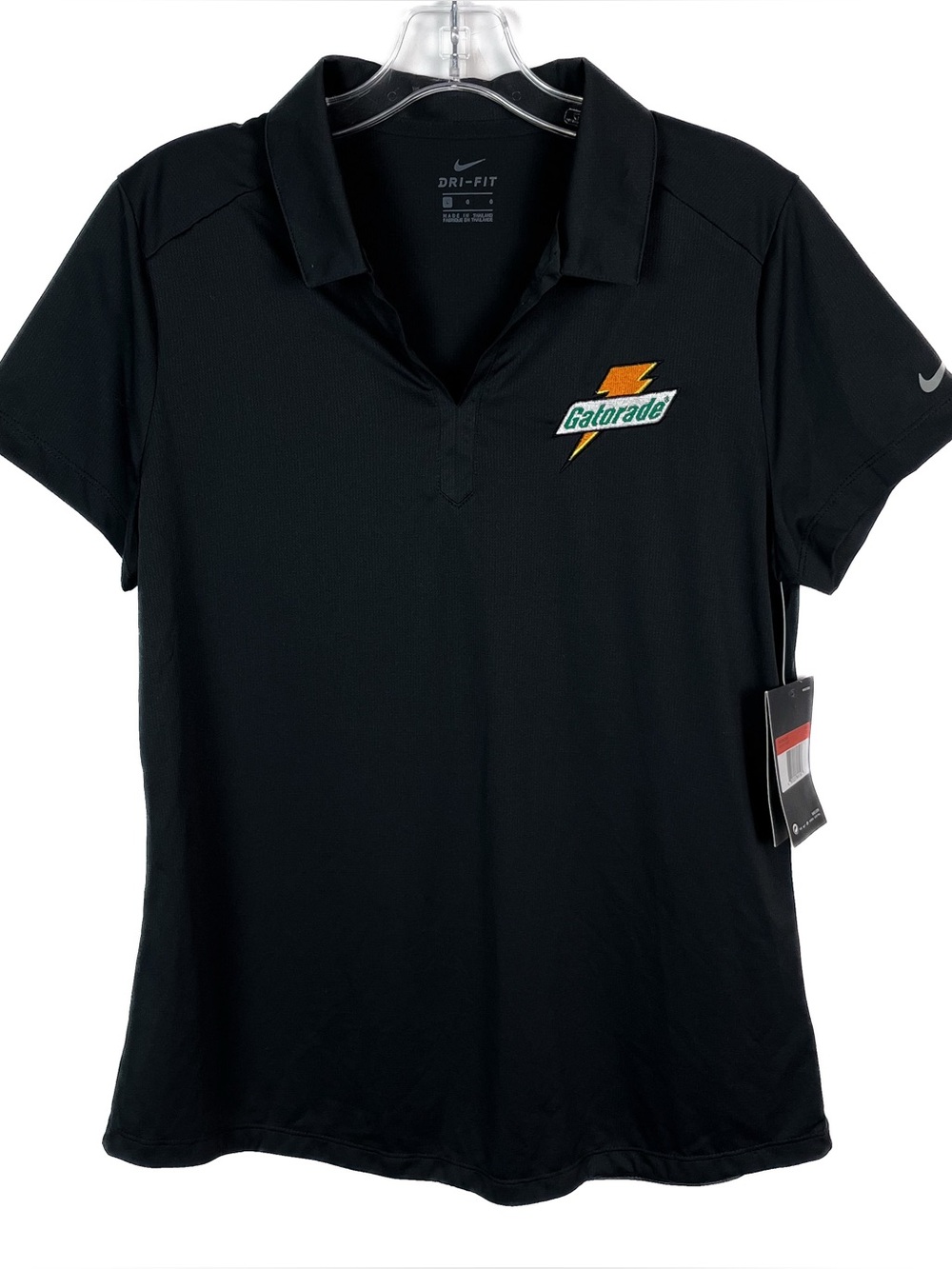 Nike Performance Golf Polo Shirt Womens Size Large Gatorade Embroidered Logo NWT
